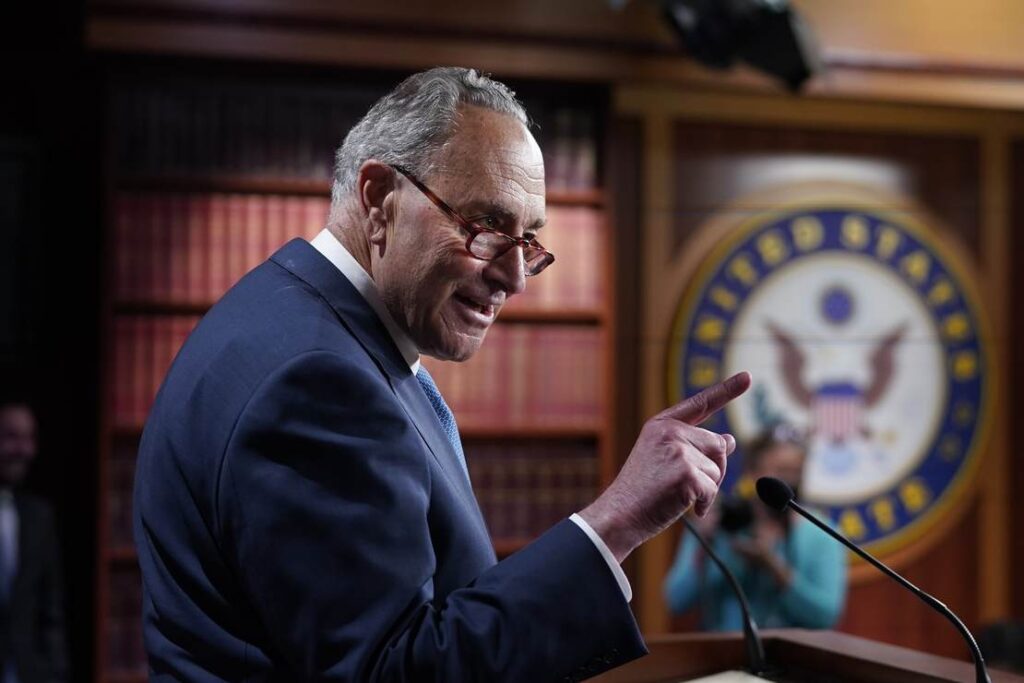 Schumer Just Laid Down a Stinging Indictment of the Biden Admin