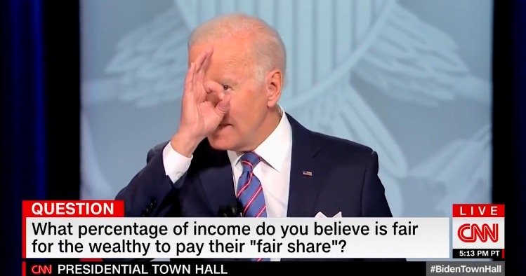 “I Was a Senator for 370 Years” – Creepy Joe Rambles During CNN Town Hall, Leans Forward and Whispers to Anderson Cooper (VIDEO)