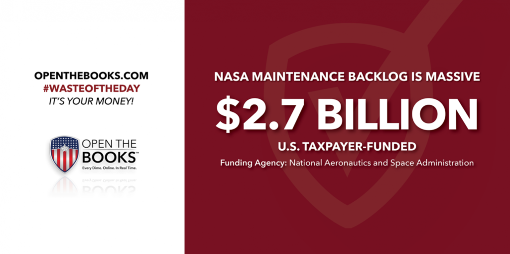NASA Facing Massive $2.7 Billion Cost Overruns at Its Facilities