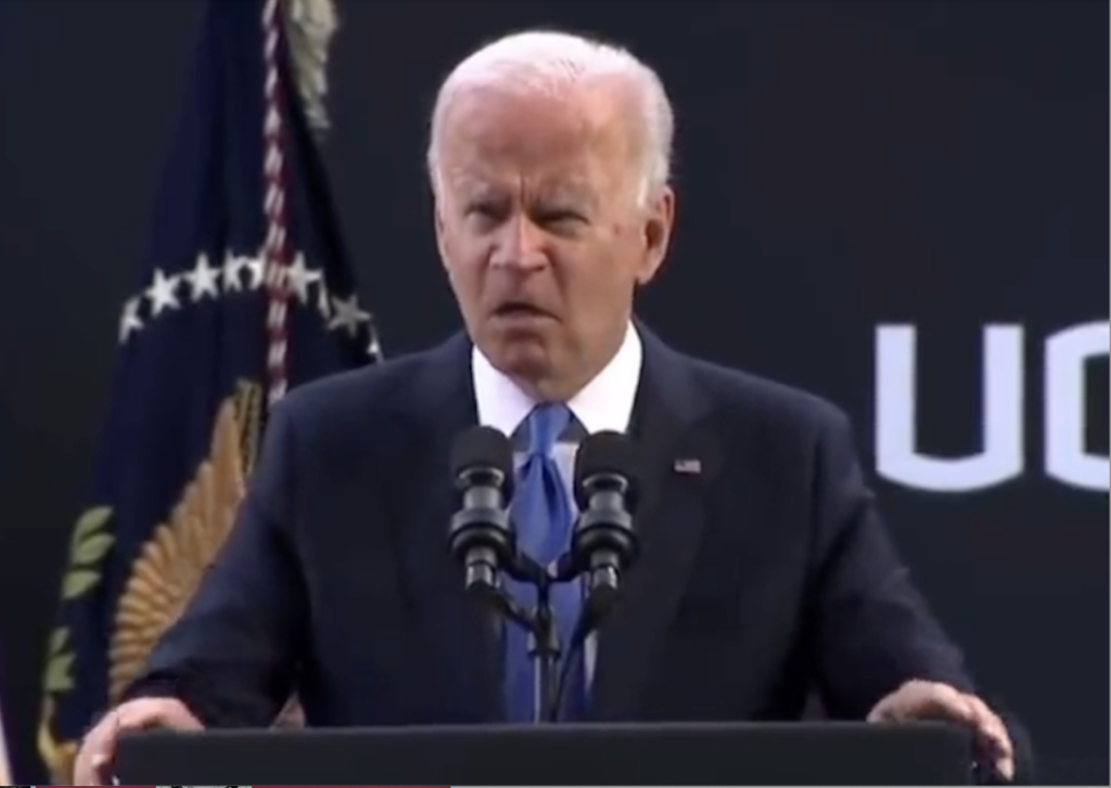 Joe Biden Goes Creepy, Unhinged: “Not More, FEWER!”
