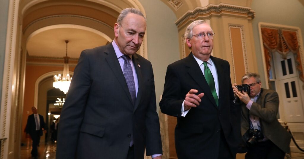 Mitch McConnell Caves, Makes Deal With Schumer on Temporary Debt Ceiling Increase