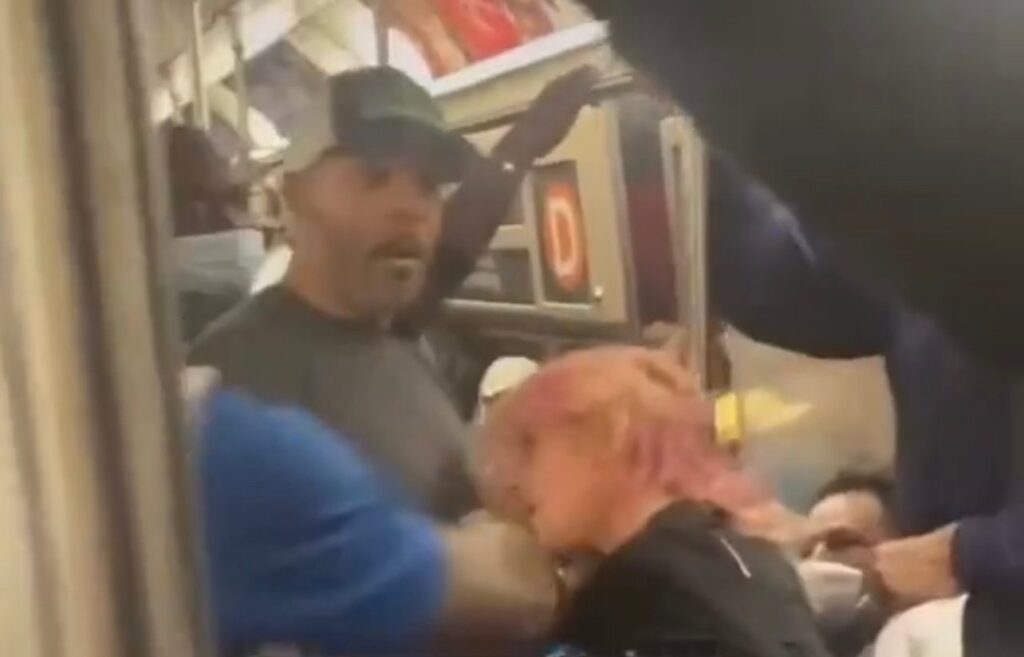 WATCH: HORRIFYING – Man Punches Woman On Train In Front Of Children – Bystanders Film And DO NOTHING