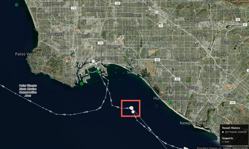 Coast Guard Investigators Board Container Ship That Was Anchored Near Pipeline