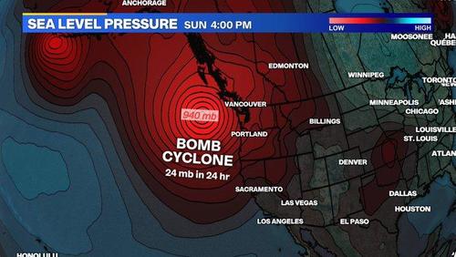 Bomb Cyclone To Unleash Atmospheric River Over Northern California