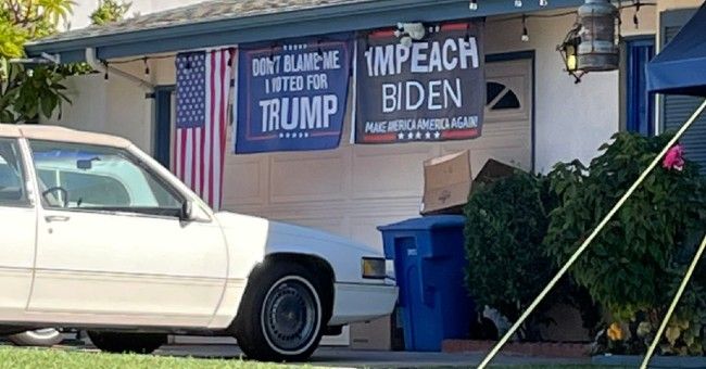 Blue-check Dem ‘strategist’ mocks a Trump supporter’s old car
