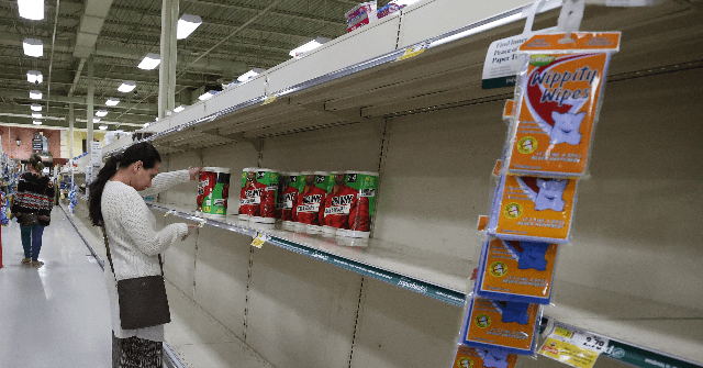 Joe Biden Claims Shelves Are Well Stocked as Grocers Ration Food