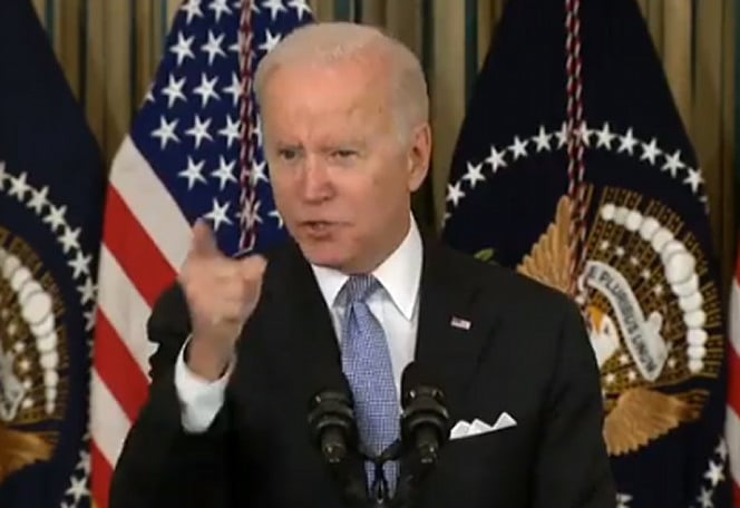 Joe Biden Gets Weirdly Angry When Reporter Asks About Payments To Illegal Immigrants (VIDEO)