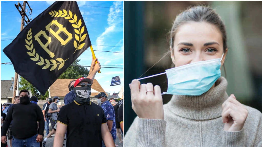 North Carolina County Drops Indoor Mask Mandates After Pressure Campaign Led by Proud Boys