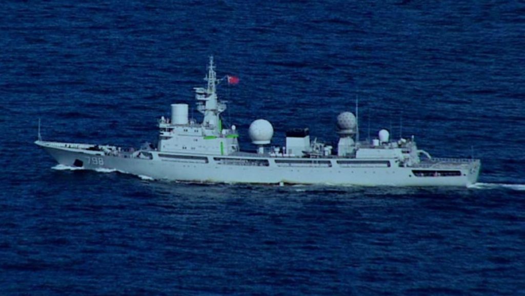Chinese spy ship spotted off Australia’s coast, federal government confirms