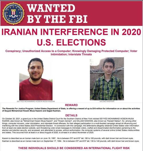 DoJ Charges 2 Iranians Posing As Proud Boys With Election Meddling
