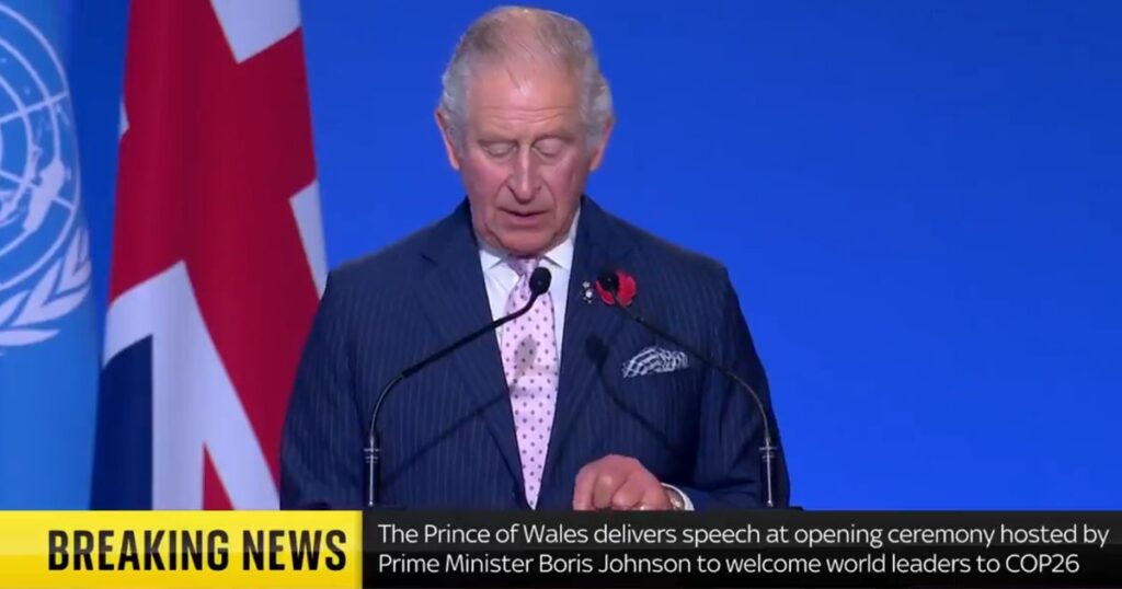 VIDEO: UK’s Prince Charles Calls For ‘Vast Military-Style Campaign’ By Elites To Achieve Global ‘Fundamental Economic Transition’