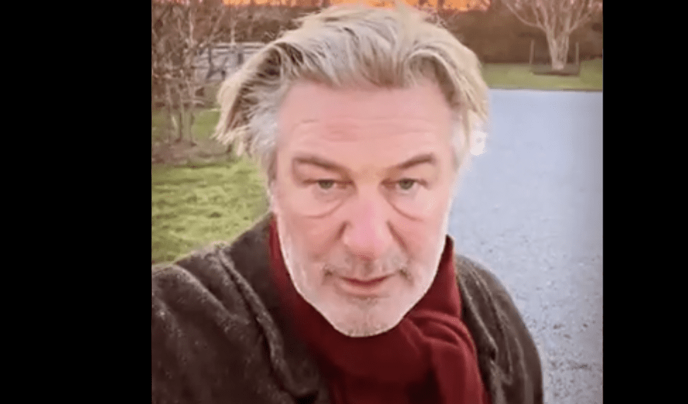 Two Months After Allegedly Killing His Cinematographer, Alec Baldwin Makes Creepy Video...Whispers: “Be safe...Wear a mask, Get the booster...Don’t let Santa Claus down the chimney without a mask” [VIDEO]