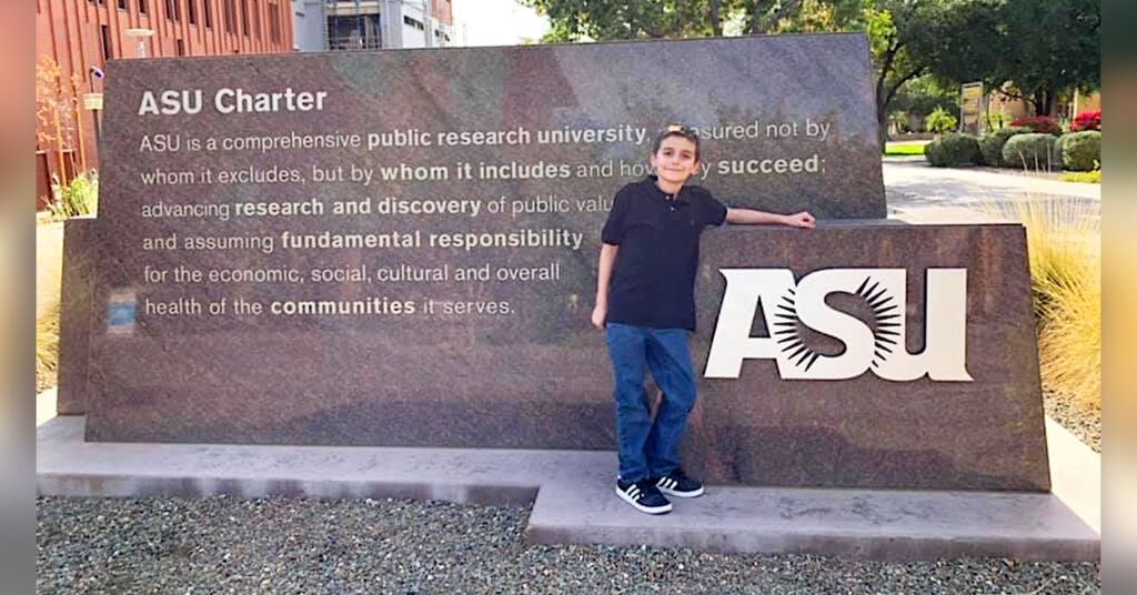 Gifted 11-Year-Old Boy ﻿With Autism and ADHD Gets Accepted at Arizona State University