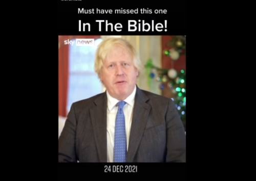 The Propaganda Never Stops… UK Leader Boris Johnson Preaches on ‘Getting Jabbed for Jesus’ in his Christmas Eve Message