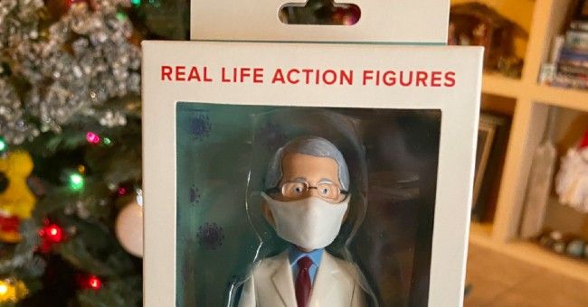 ‘We have achieved herd stupidity’: Texas Dem shows off the Dr. Fauci doll he got for Christmas