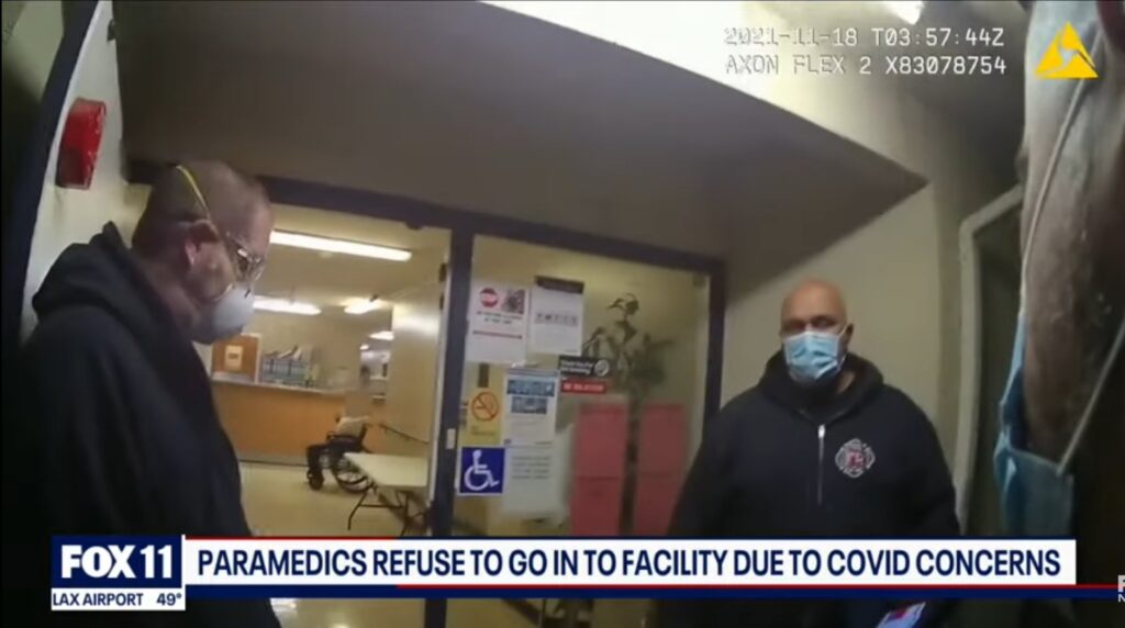 INEXCUSABLE: Man Dies of Cardiac Arrest After EMS Paramedics REFUSED to Enter the Building Due to California “Covid-19 Law”