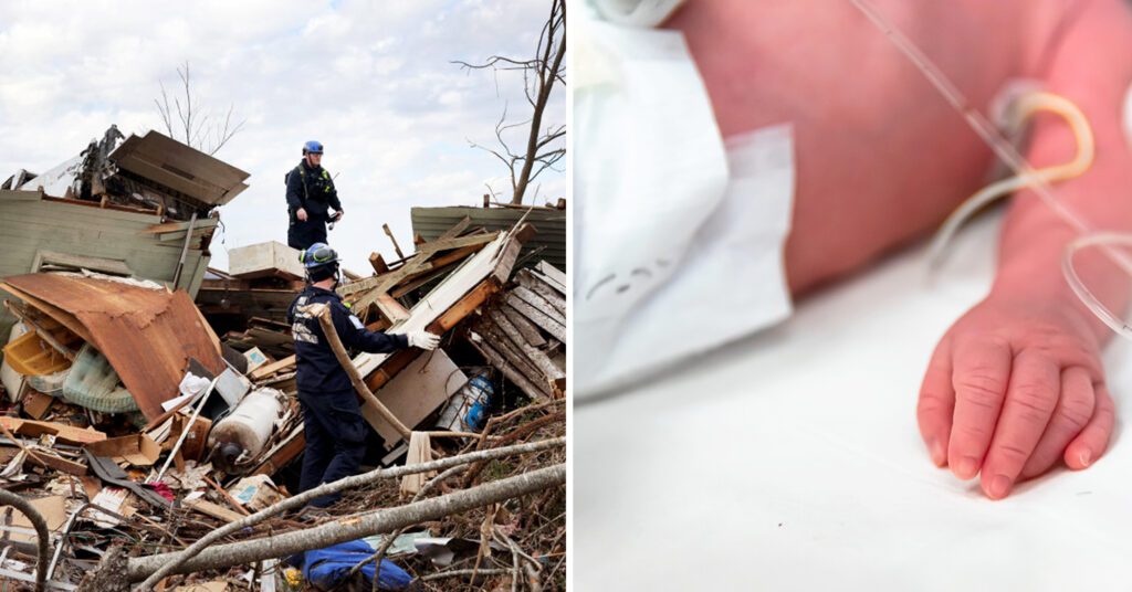 2 Babies Survive After a Tornado in Kentucky Carried Them Away in a Bathtub
