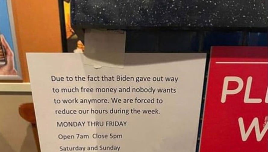 Arkansas iHop Leaves Brutal Message On Door For Customers Wondering Why They’re Closed: ‘Biden gave out way too much free money and nobody wants to work anymore’