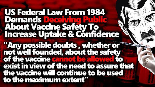 Lying To Push “Vaccine”: In 1984, HHS Made Vaccine Deception “Law” (Video)