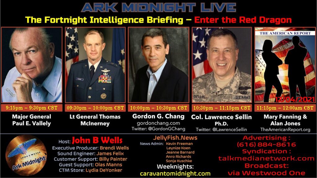The Fortnight Intelligence Briefing - Enter the Red Dragon - John B Wells Live