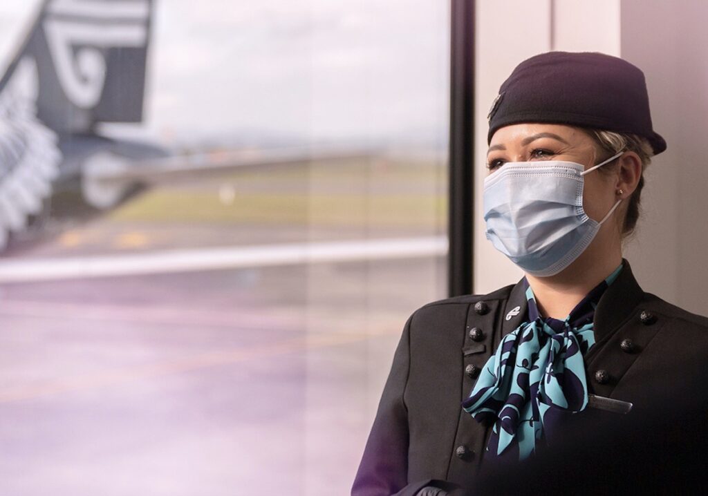 AIR NEW ZEALAND ELIMINATES FOOD AND DRINKS ONBOARD SO PASSENGERS WILL KEEP MASKS ON
