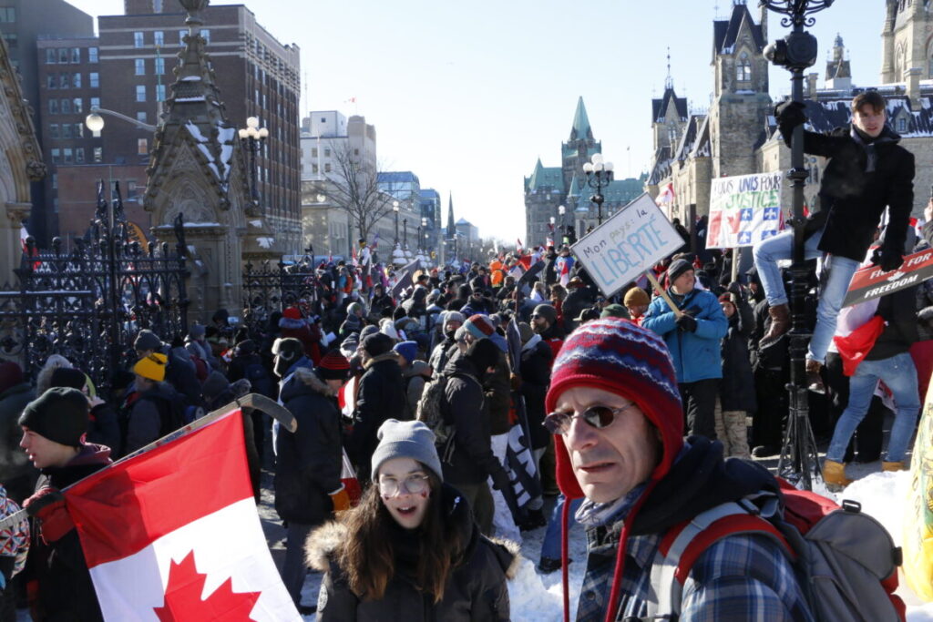 Police Report No Violence as Thousands Stage Peaceful Protest in Canadian Capital Over Mandates