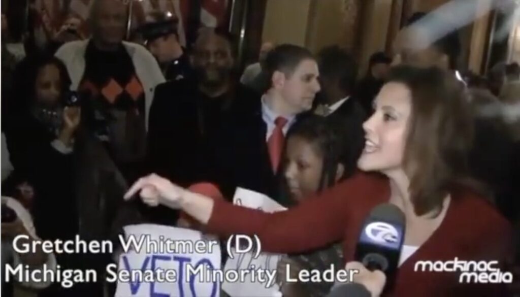 UNEARTHED FOOTAGE Reveals MI Dem Gov Gretchen Whitmer Bragging About Leading An Insurrection Inside MI Capitol Building [VIDEO]