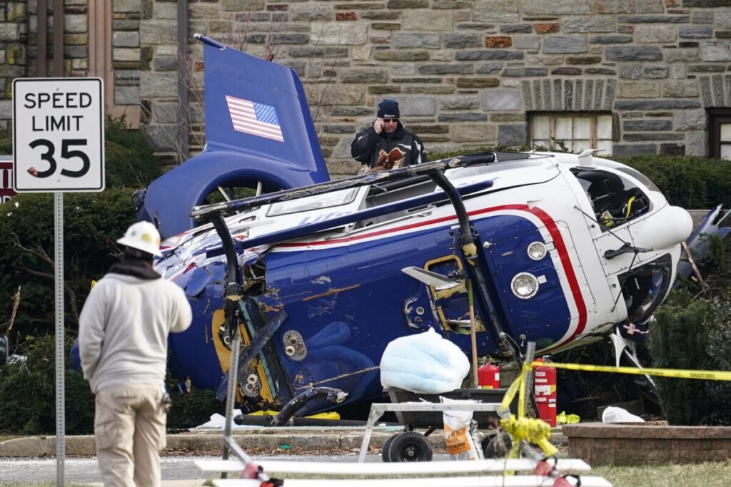 Caller at Helicopter Crash Site Told 911 Pilot Wasn’t Alert