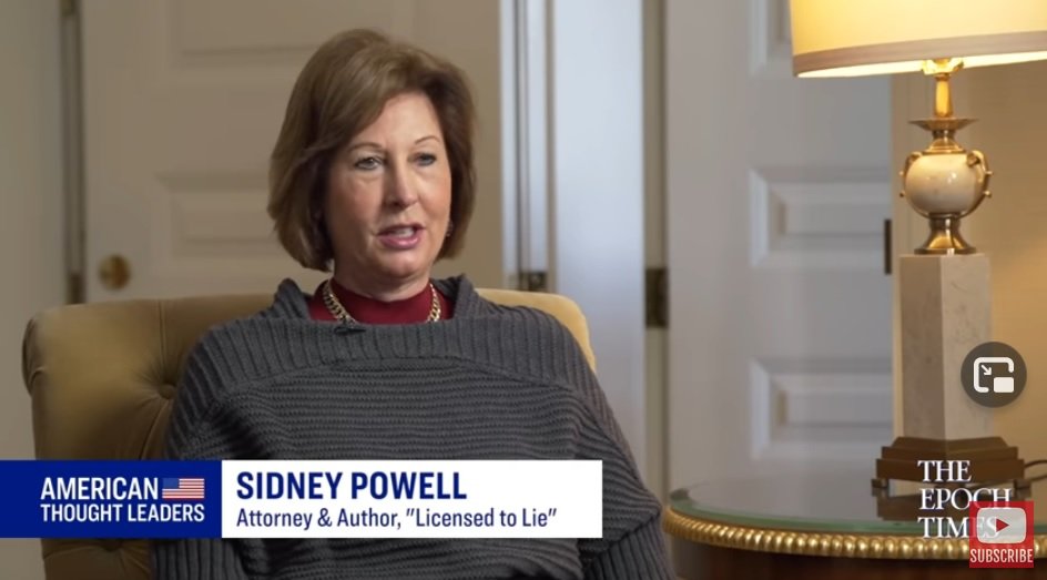 Sidney Powell Announces She Will Testify Before Liz Cheney’s Sham Jan. 6 Committee and She “Looks Forward” to Sharing Evidence of Election Fraud