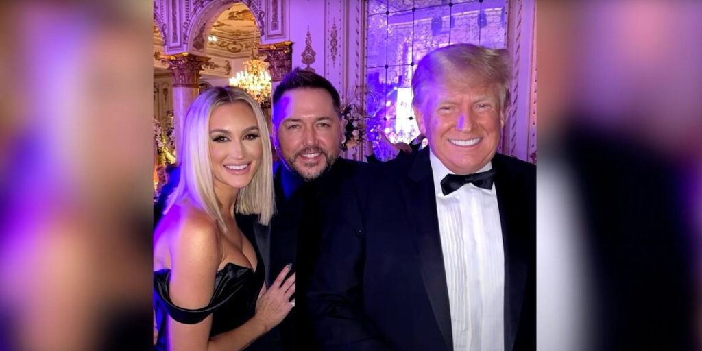 Country star Jason Aldean parties with former President Donald Trump for New Year's, says he's the greatest of all time — and social media erupts with praise