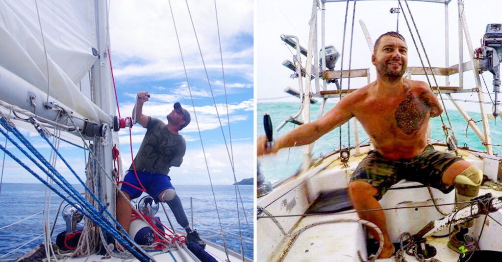 Man Becomes First Double Amputee to Sail Around World After 7.5 Years at Sea—After Tragic Motorcycle Accident