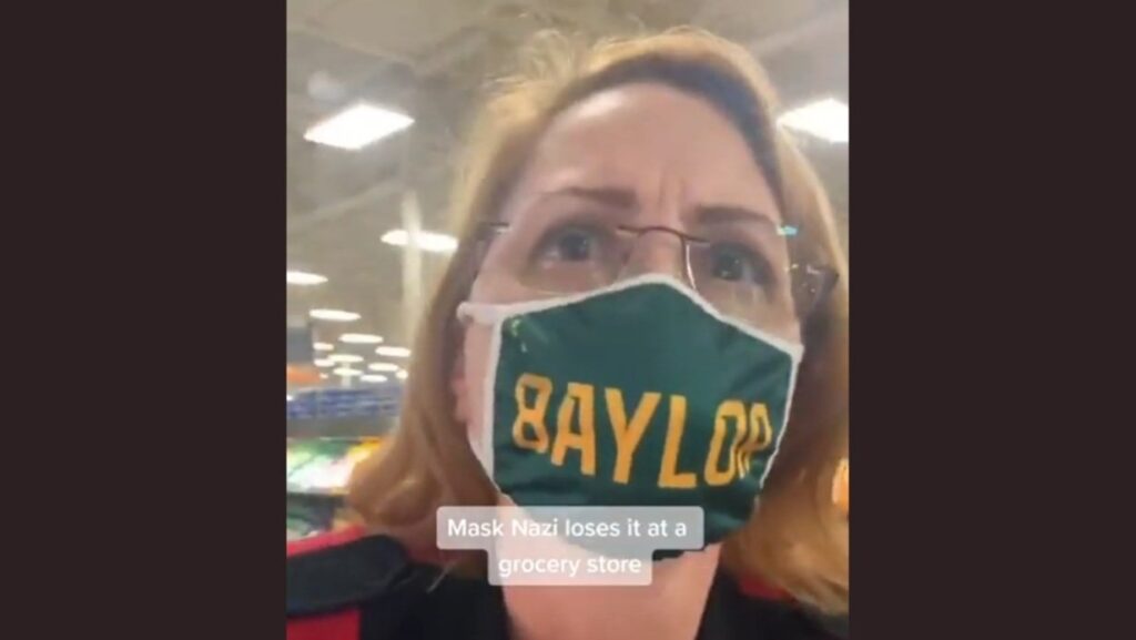 “You Super-Spreaders, You Voted for Trump, Didn’t You!?” – Self-Proclaimed “Karen” GOES BERSERK As She Stalks Maskless Shoppers Around The Store (VIDEO)