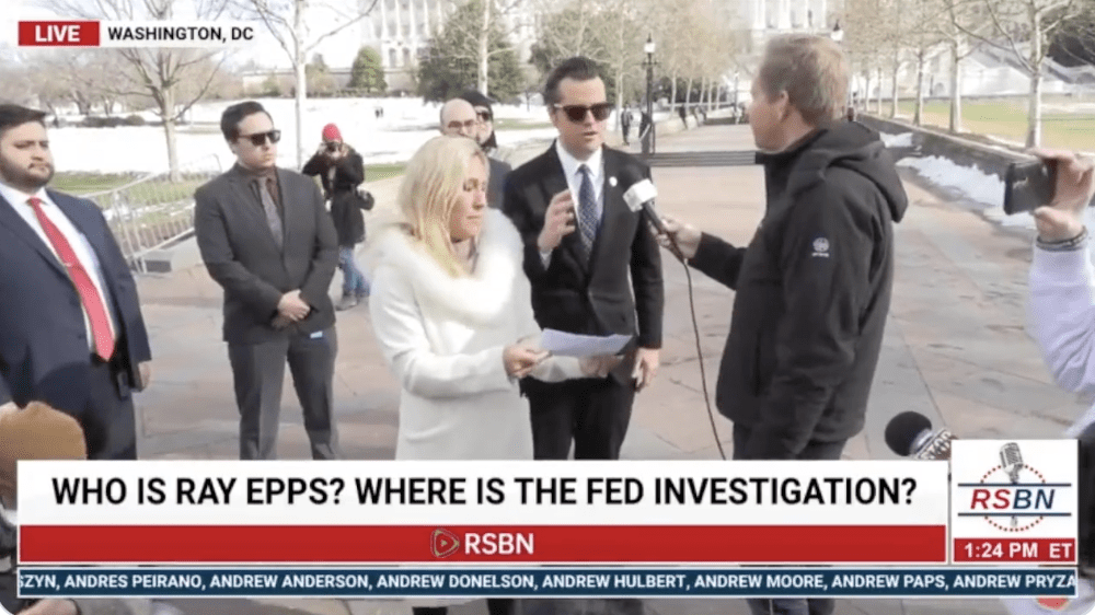 US Reps Gaetz and Taylor Greene DESTROY Jan 6th “Insurrection” Narrative: Who cut down the fences before protesters got to the Capitol? ...Who’s the “scaffolding commander” with the bullhorn?...Who is Ray Epps? [VIDEO]