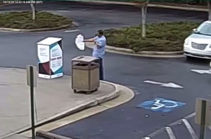 NEW VIDEO: VoterGA Releases Video of Georgia Ballot Trafficker Holding Up His Ballots and Taking a Photo Before Dumping Them in Ballot Dropbox