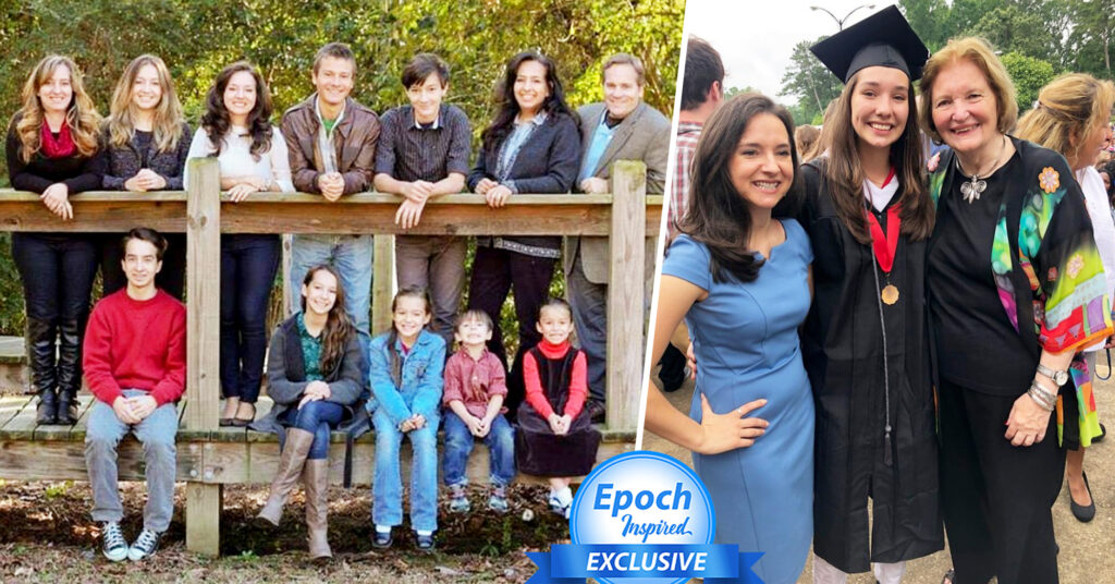 ‘Brainy Bunch’: Parents Homeschool Their 10 Kids With All of Them Graduating High School at 12