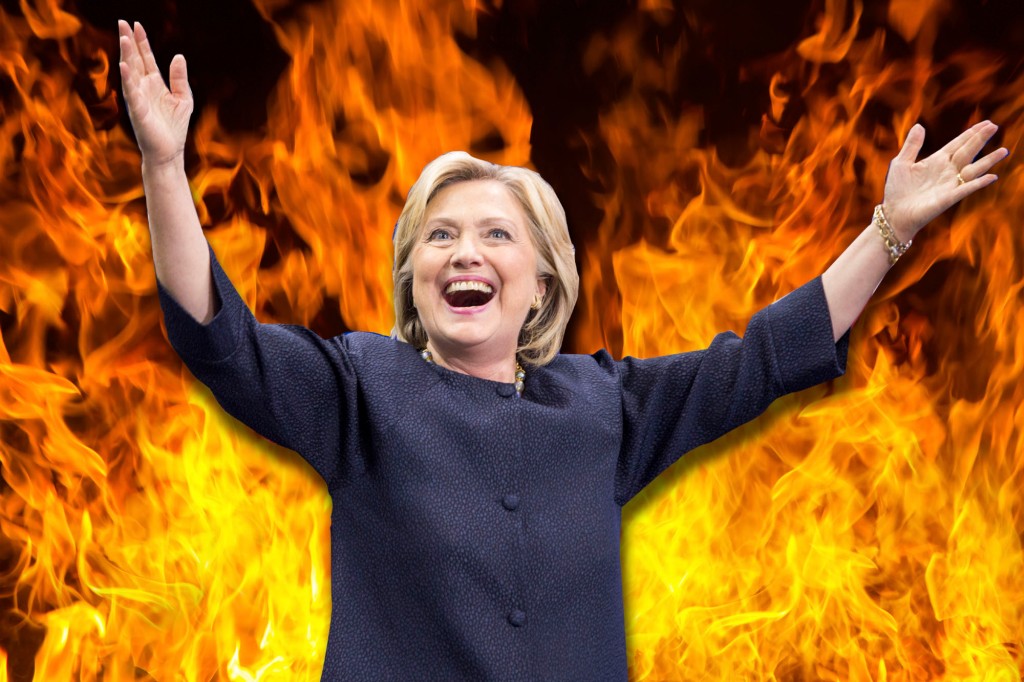 Hillary Clinton — the definition of insanity