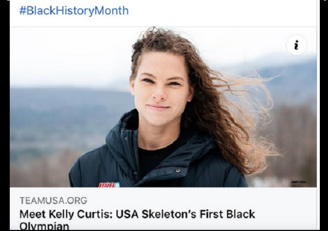 Racialized Media Exalt USA Skeleton’s First Black Olympian … By Hiding Her Face