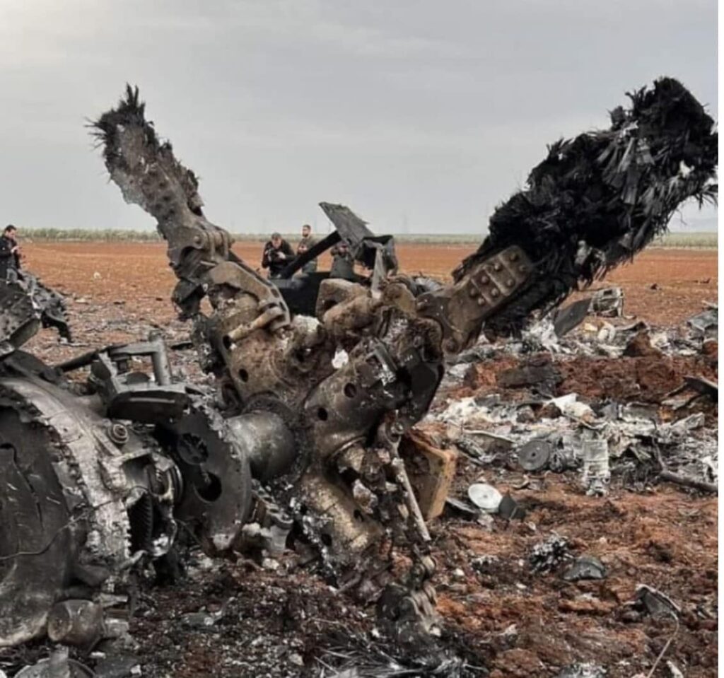 In Syria, an American military helicopter UH-60 was shot down from MANPADS