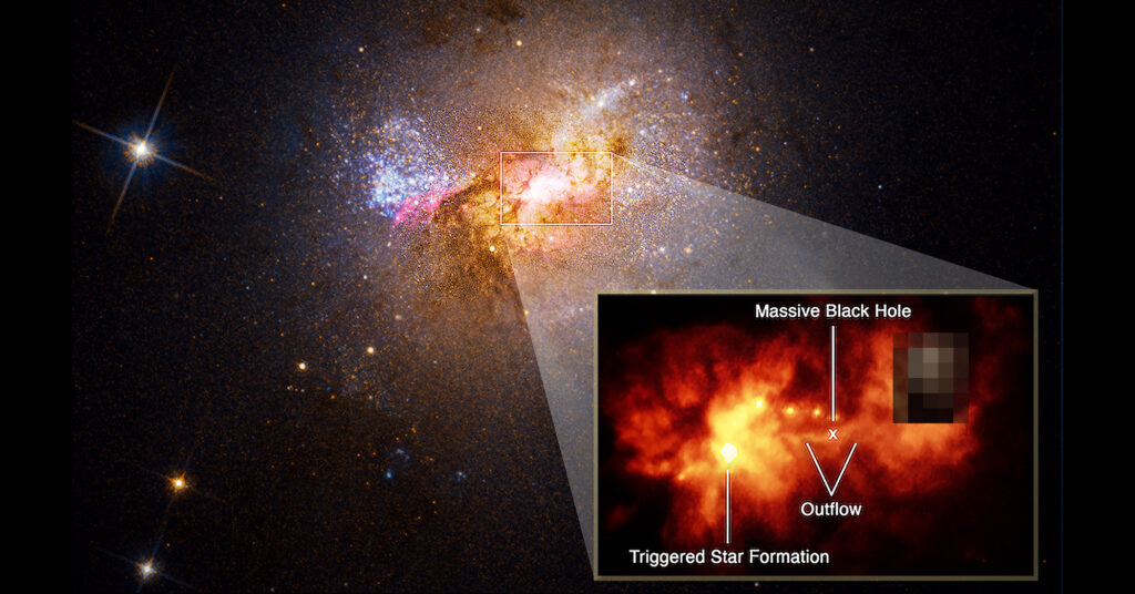 Astronomers Spot Black Hole ‘Giving Birth’ to New Stars in ‘Stellar Nursery’ Galaxy—Instead of Destroying Them