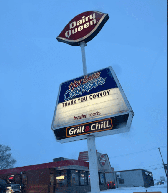 Local Ontario Dairy Queen Dared To Show Their Support For Truckers…Here’s How The Intolerant Left Responded