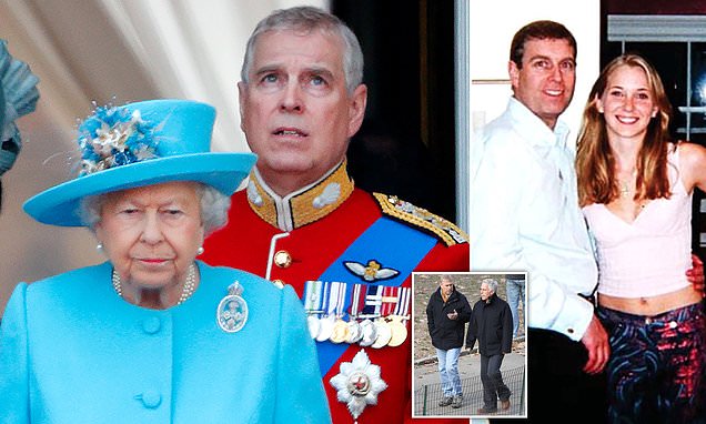 Queen 'to foot part of Andrew's £12m bill': Humiliated Duke's mother 'helps pay settlement with rape accuser Virginia Roberts' in bid to draw line under scandal before Jubilee celebrations – which he 'will be BANNED from attending'