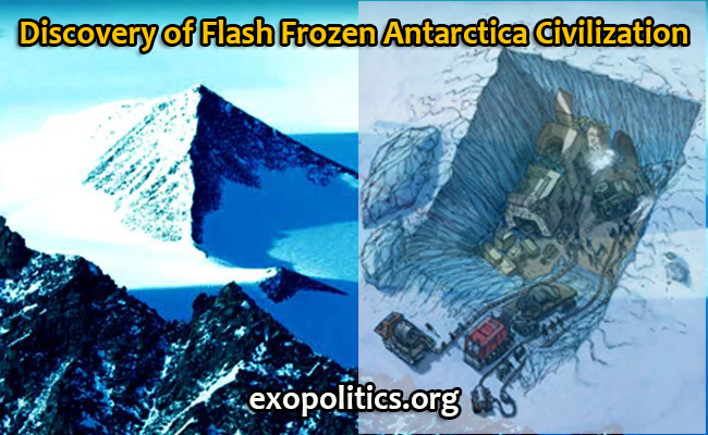 Discovery of Flash Frozen Antarctica Civilization
