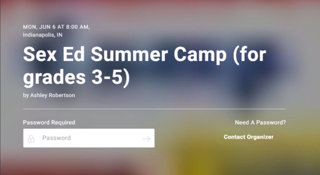 Disturbing: Leftist Activist Organizes “Sex Ed Summer Camps” for 8-10 Year Olds In Indiana – Will Teach “Using Condoms on All Insertables” and “Explore Sensations to Discover What Feels Good”