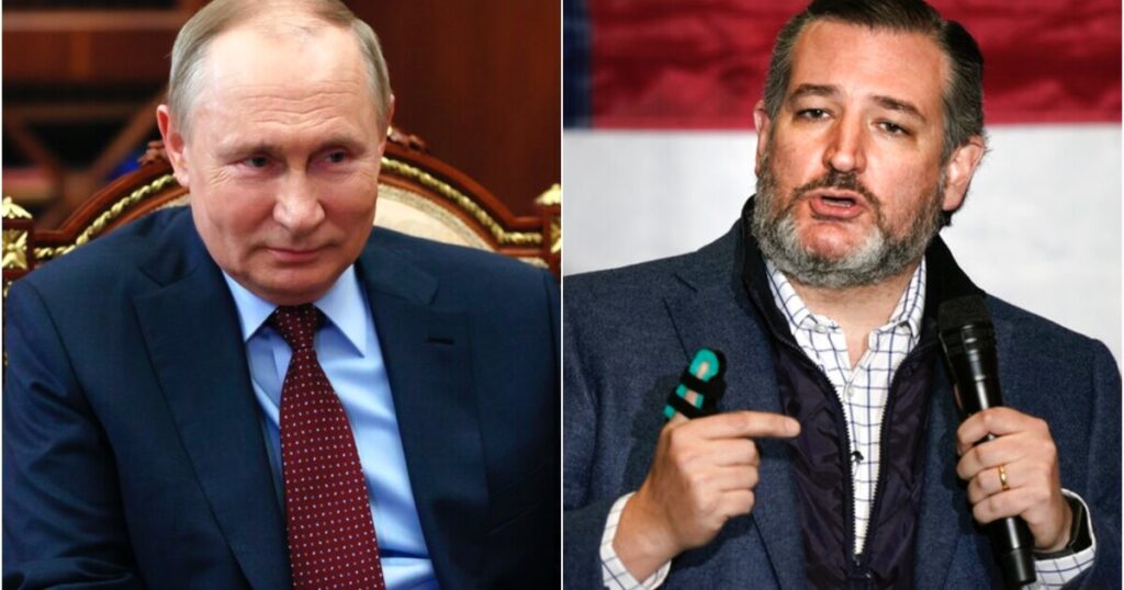 WATCH: Cruz says Biden 'got us in this mess' because he's 'scared of Putin'