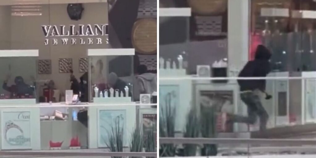 WATCH: Suspects use sledgehammers in smash-and-grab robbery at California jewelry store