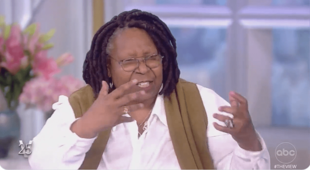Whoopi Goldberg Is Starting To Sound An Awful Lot Like Joe Biden...Rants About “Poop” and Republicans “from that end of the rope” While Praising Liz Cheney