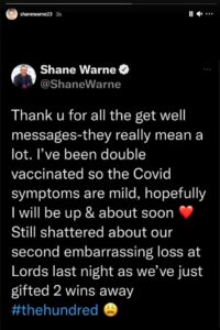 Australian cricket legend Shane Warne dead at 52