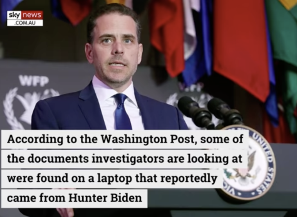“Bagman”: Explosive Findings From Hunter’s Laptop Could Bring The Entire Biden Family Down With One Word