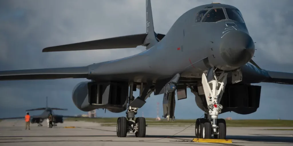2 people injured after B-1B bomber catches fire at Texas base