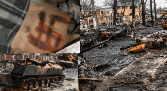 Russian Soldiers Accused of Committing “The Most Terrible War Crimes” Since WWII, Burning Swastikas Onto Their Victims and Raping 10-Year-Old Children